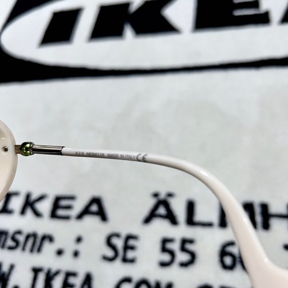 MONCLER LUNETTES Men's ML0128 Polarized Perforated Aviator Sunglasses - Picture 13 of 14